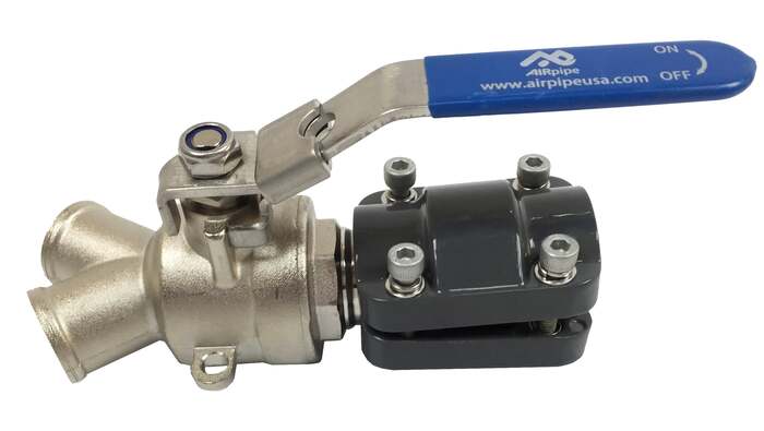 Zawór kulowy, mosiądz, DN20-2x 1/2″ gwint wewnętrzny, platforma montażowa