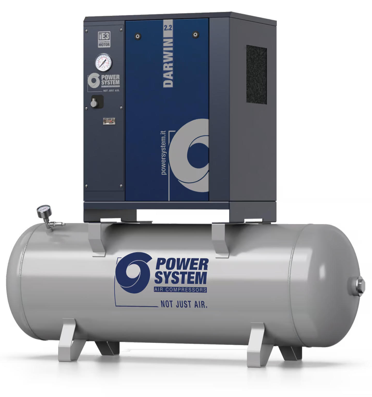 Kompresor Śrubowy 2.2 kW ze zbiornikiem 200l Power System Darwin