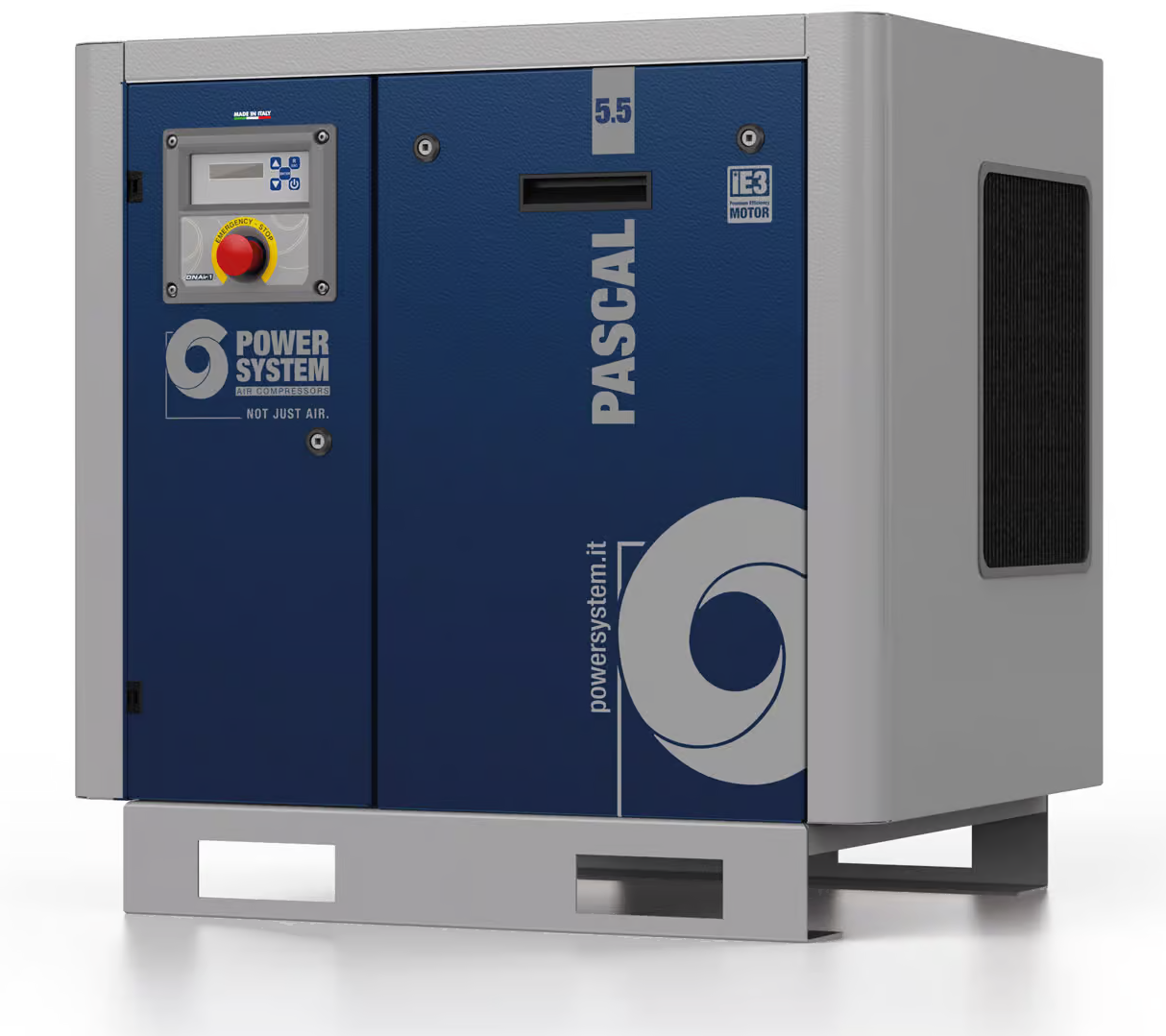 Kompresor śrubowy 5.5 kW wolnostojący power System Pascal
